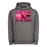Pigment Tornado Tis' the season Football Breast Cancer Urban Hoodie - NancyCooperArtShop