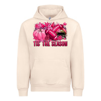 Sandshell Tis' the season Football Breast Cancer Urban Hoodie - NancyCooperArtShop