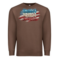 Chestnut America america Premium Sweatshirt - NancyCooperArtShop