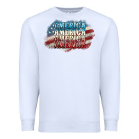 White America america Premium Sweatshirt - NancyCooperArtShop