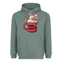 Sage merry and bright Heavyweight Hoodie - MaliasSmallBusiness
