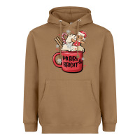 Toasted Coconut merry and bright Heavyweight Hoodie - MaliasSmallBusiness