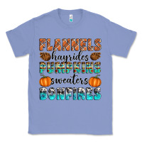 Colony Blue Flannels Hayrides Pumpkins Sweaters Bonfires Classic Tee - Artiststas