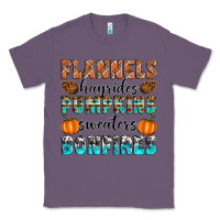 Lavender Flannels Hayrides Pumpkins Sweaters Bonfires Classic Tee - Artiststas