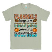 Matcha Flannels Hayrides Pumpkins Sweaters Bonfires Classic Tee - Artiststas