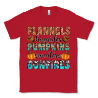 Red Flannels Hayrides Pumpkins Sweaters Bonfires Classic Tee - Artiststas
