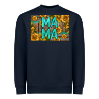 Navy mama whiskey barrel skinny metal can holder Heavyweight Sweatshirt - HRA Design Shop