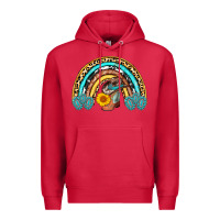 Cardinal cowboy boots and hat rainbow Premium Hoodie - AdoDesignShop