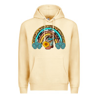 Pina Colada cowboy boots and hat rainbow Premium Hoodie - AdoDesignShop