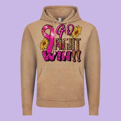Go Fight Win Vintage Hoodie Designed By Ranaportraitstore