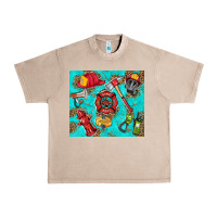French Oak firefighter elementary Urban Heavy Tee - HRA Design Shop