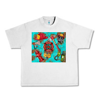 Lunar Rock firefighter elementary Urban Heavy Tee - HRA Design Shop