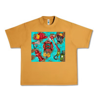 Peanut Butter firefighter elementary Urban Heavy Tee - HRA Design Shop