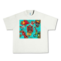 Pistachio firefighter elementary Urban Heavy Tee - HRA Design Shop