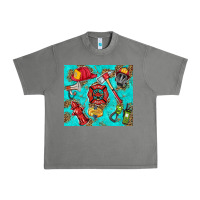 Tornado firefighter elementary Urban Heavy Tee - HRA Design Shop