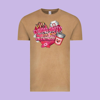 My Residents Are My Valentine Vintage Tee Designed By Racoondesign