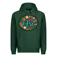 Sports Green you are Premium Hoodie - Artiststas