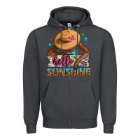 Smoke Hello sunshine Zipper Hoodie - NancyCooperArtShop