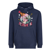 Navy festive af Heavyweight Hoodie - MaliasSmallBusiness