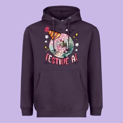 Festive Af Heavyweight Hoodie Designed By Maliassmallbusiness