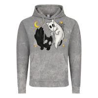 Cloud Rock Ghost Cats with Balance Halloween Vintage Hoodie - texasbilliewilder