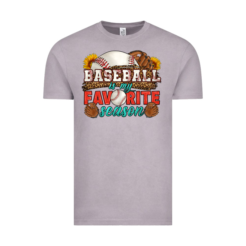 Baseball Is My Favorite Season Vintage Tee by HRA Design Shop | Teevron