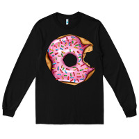 Black pink strawberry donut Long Sleeve Tee - AdoDesignShop
