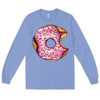Colony Blue pink strawberry donut Long Sleeve Tee - AdoDesignShop
