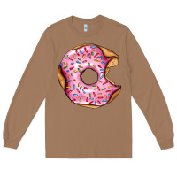 Toasted Coconut pink strawberry donut Long Sleeve Tee - AdoDesignShop