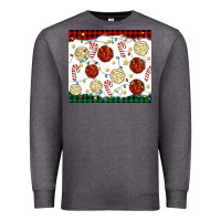 Charcoal Heather christmas conchas Premium Sweatshirt - MaliasSmallBusiness