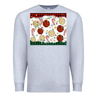 Heather Grey christmas conchas Premium Sweatshirt - MaliasSmallBusiness