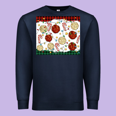 Christmas Conchas Premium Sweatshirt Designed By Maliassmallbusiness