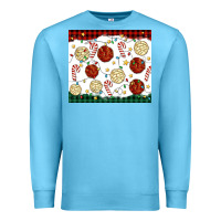 Ocean Blue christmas conchas Premium Sweatshirt - MaliasSmallBusiness
