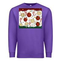 Purple christmas conchas Premium Sweatshirt - MaliasSmallBusiness