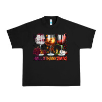 Black hallothanksmas halloween thanksgiving  christmas wine Urban Heavy Tee - FaDigitalArtStudio