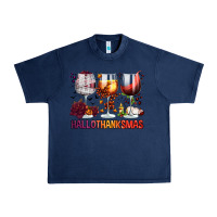 Navy hallothanksmas halloween thanksgiving  christmas wine Urban Heavy Tee - FaDigitalArtStudio
