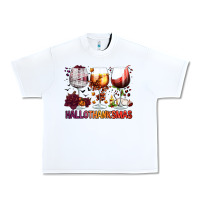 White hallothanksmas halloween thanksgiving  christmas wine Urban Heavy Tee - FaDigitalArtStudio