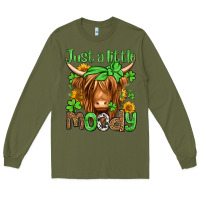 Army Green just a little moody st patricks day Long Sleeve Tee - Jasminsmagicworld