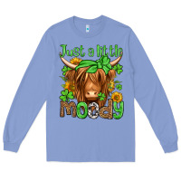 Colony Blue just a little moody st patricks day Long Sleeve Tee - Jasminsmagicworld