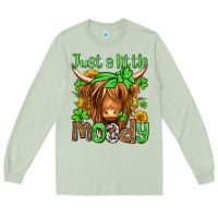 Matcha just a little moody st patricks day Long Sleeve Tee - Jasminsmagicworld