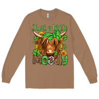 Toasted Coconut just a little moody st patricks day Long Sleeve Tee - Jasminsmagicworld