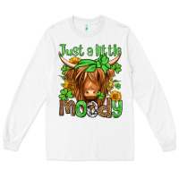 White just a little moody st patricks day Long Sleeve Tee - Jasminsmagicworld
