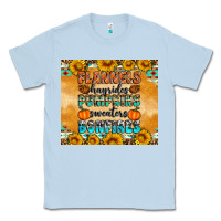 Dusty Blue Flannes Hayrides Sweaters Bonfires Classic Tee - Artiststas