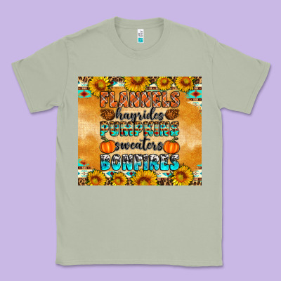 Flannes Hayrides Sweaters Bonfires Classic Tee Designed By Artiststas