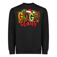 Black christmas gogo claus Heavyweight Sweatshirt - FaDigitalArtStudio