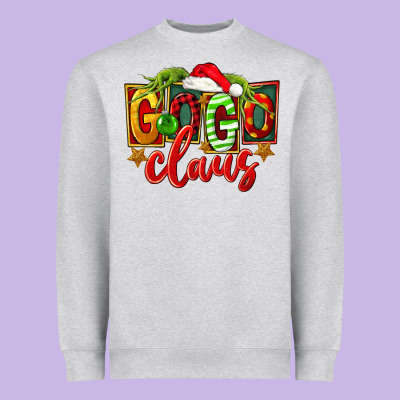 Christmas Gogo Claus Heavyweight Sweatshirt Designed By Fadigitalartstudio