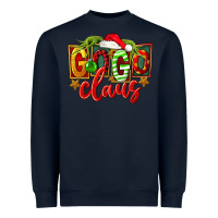Navy christmas gogo claus Heavyweight Sweatshirt - FaDigitalArtStudio