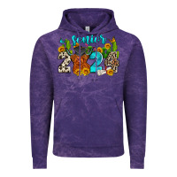 Cloud Purple senior 2024 cow Vintage Hoodie - Zillion Design Studio