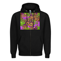 Black mardi gras carnival masks and fleur de lis Zipper Hoodie - Jasminsmagicworld