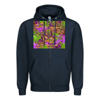Navy mardi gras carnival masks and fleur de lis Zipper Hoodie - Jasminsmagicworld